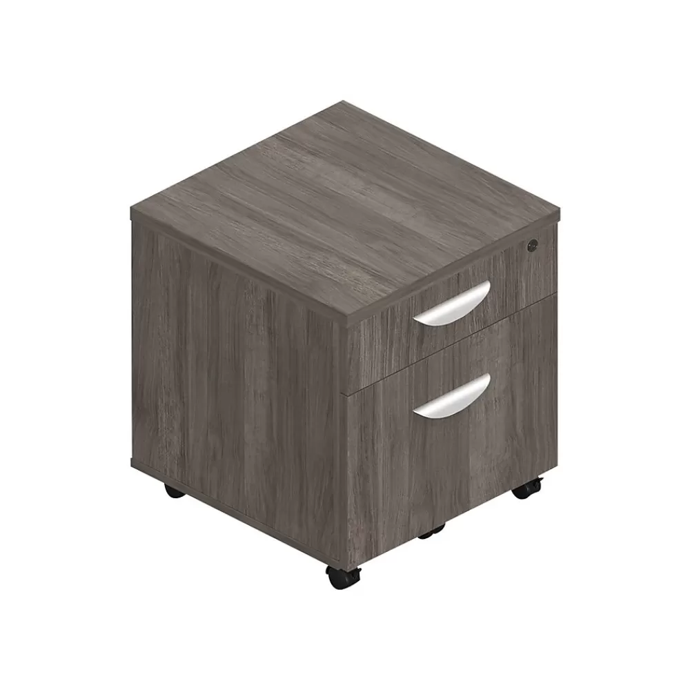 Offices to go Superior 2-Drawer Vertical File Cabinet, Locking, Letter/Legal, Artisan Gray, 22" (TDSL22BFMAGL) Store