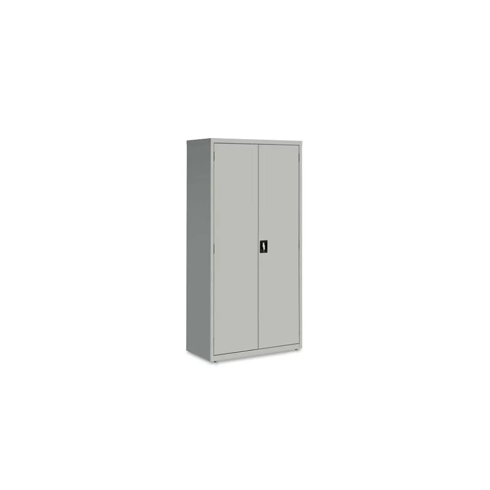 OIF 72"H Steel Storage Cabinet with 5 Shelves, Light Gray (CM7218LG) New