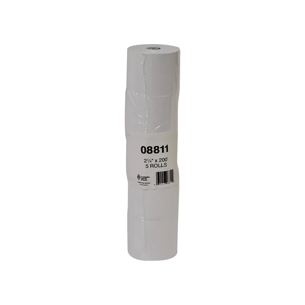 PM Company Perfection Bond Adding Machines & Calculator Paper Rolls, 2 1/4" x 200', 5 Rolls/Pack (8811) Clearance