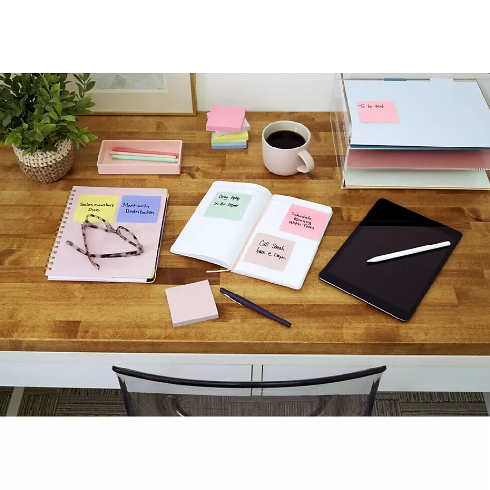 Post-it Greener Recycled Pop-up Notes, 3" x 3", Collection, 100 Sheet/Pad, 6 Pads/Pack (R330RP-6AP) Sweet Sprinkles Cheap