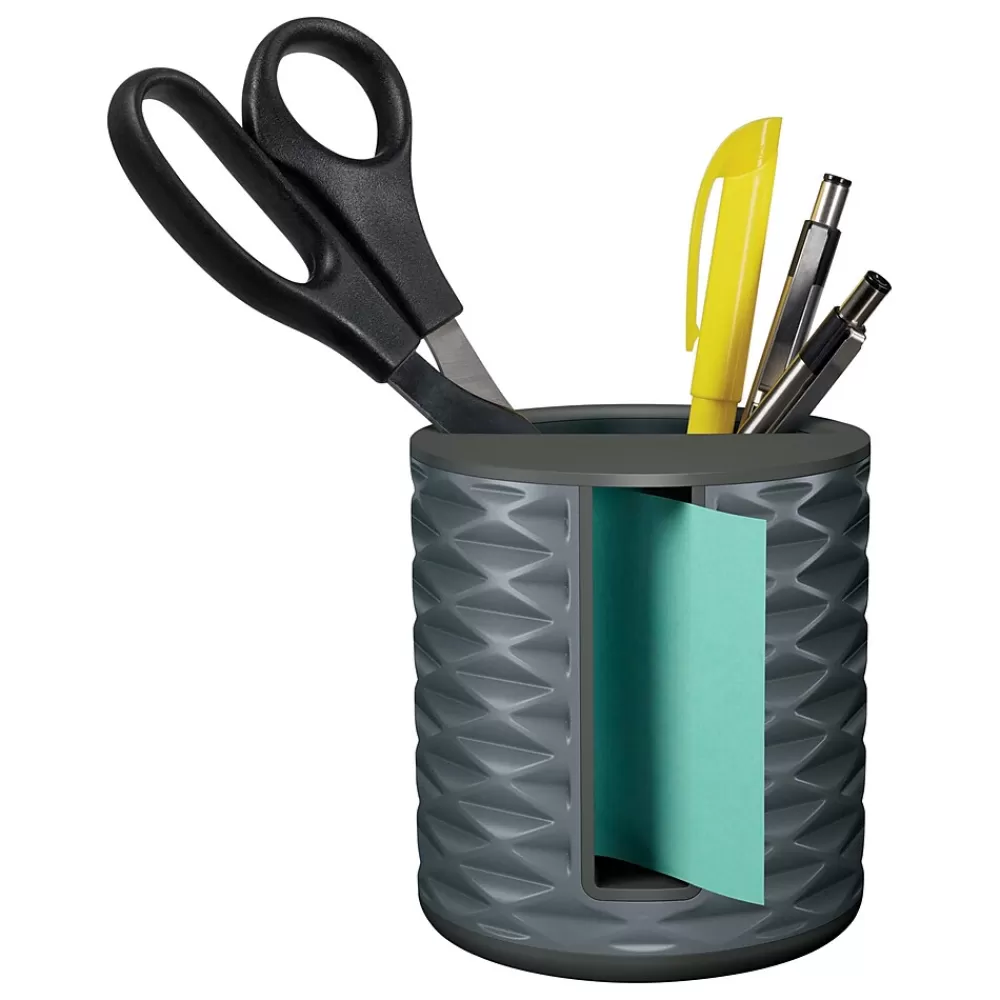 Post-it Note Pop-Up Dispenser for 3" x 3" Notes, Black/Gray (ABS-330-B) Cheap