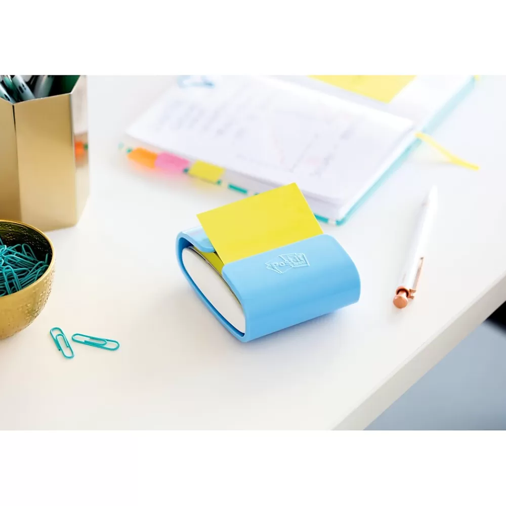 Post-it ® Pop-Up Notes Dispenser for 3" x 3" Notes, Assorted Colors (WD-330-COL) New