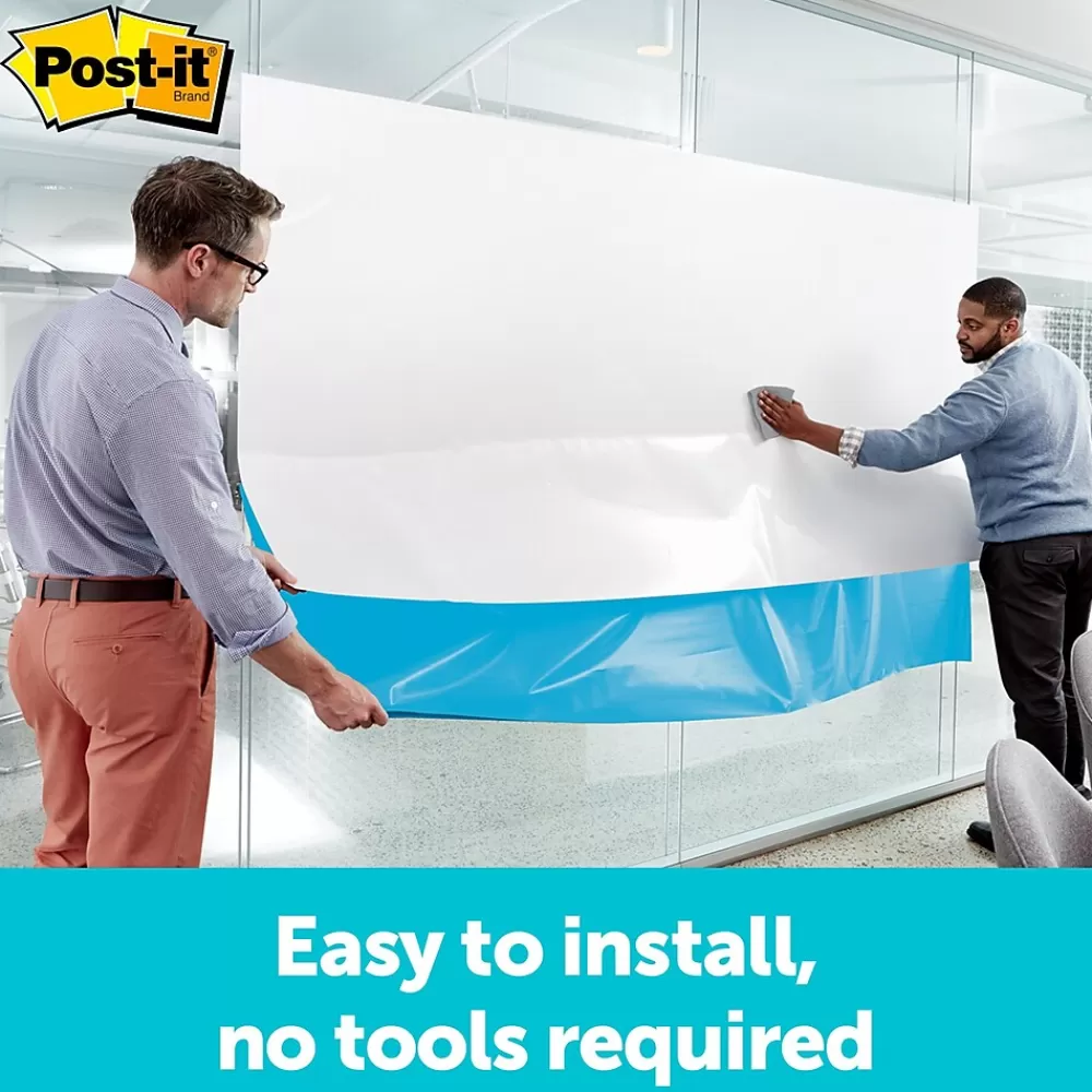 Post-it Super Dry Erase Surface, 4' x 8' (DEF8X4) Fashion