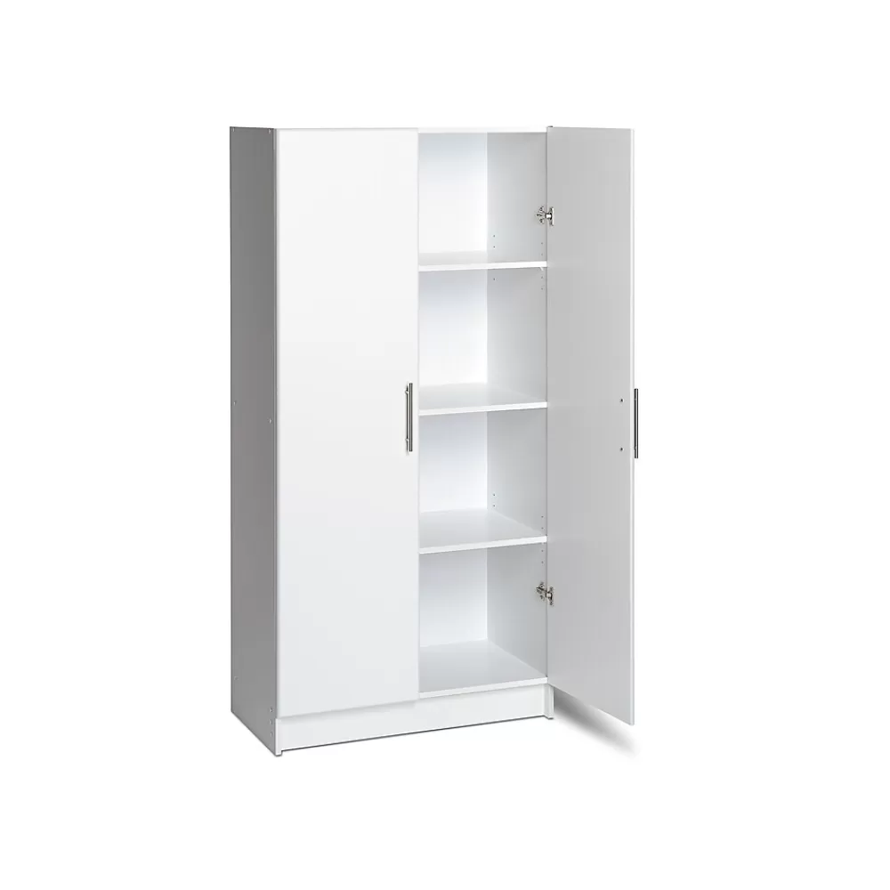 Prepac Elite 65" Composite Storage Cabinet with 3 Shelves, White (WES-3264) Shop
