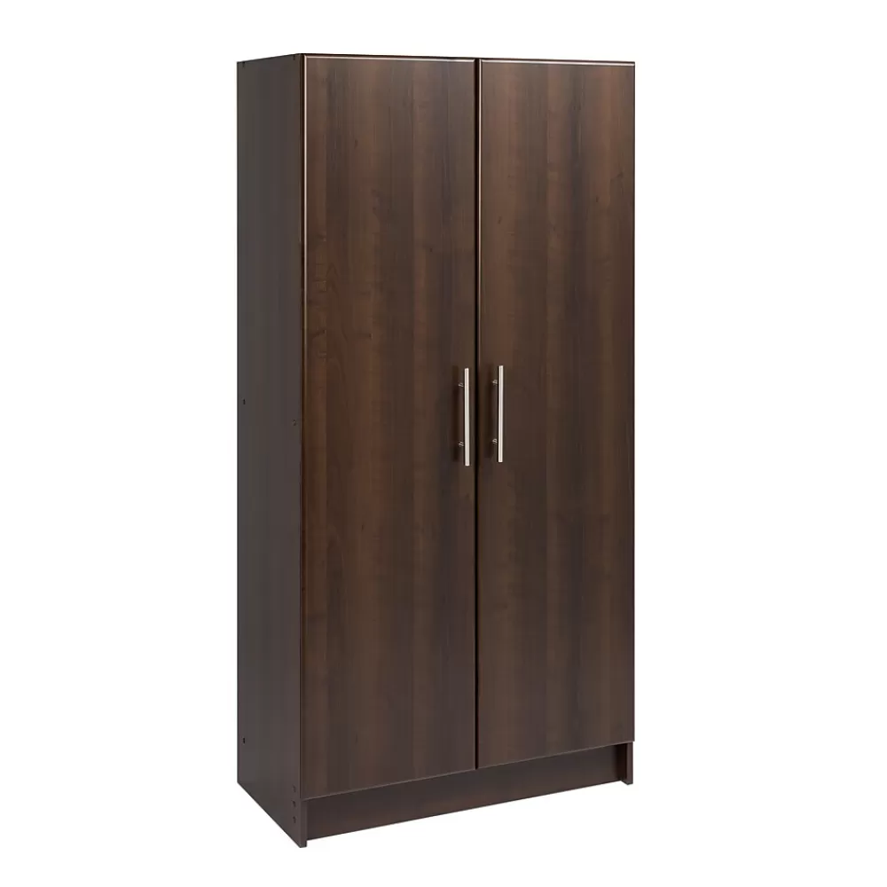 Prepac Elite 32" Storage Cabinet, Espresso (EES-3264) New