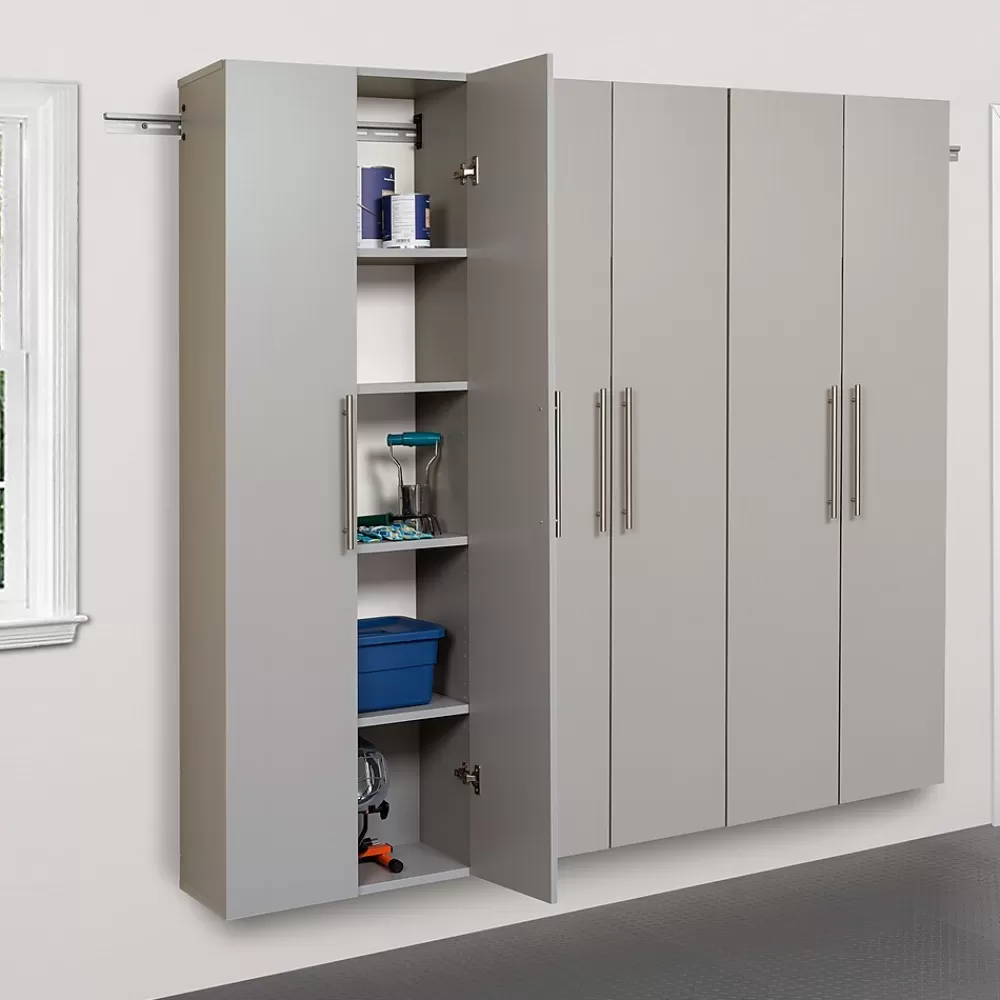 Prepac ™ HangUps 72" Laminate 3 Piece Storage Cabinet Set C, Light Gray Best Sale