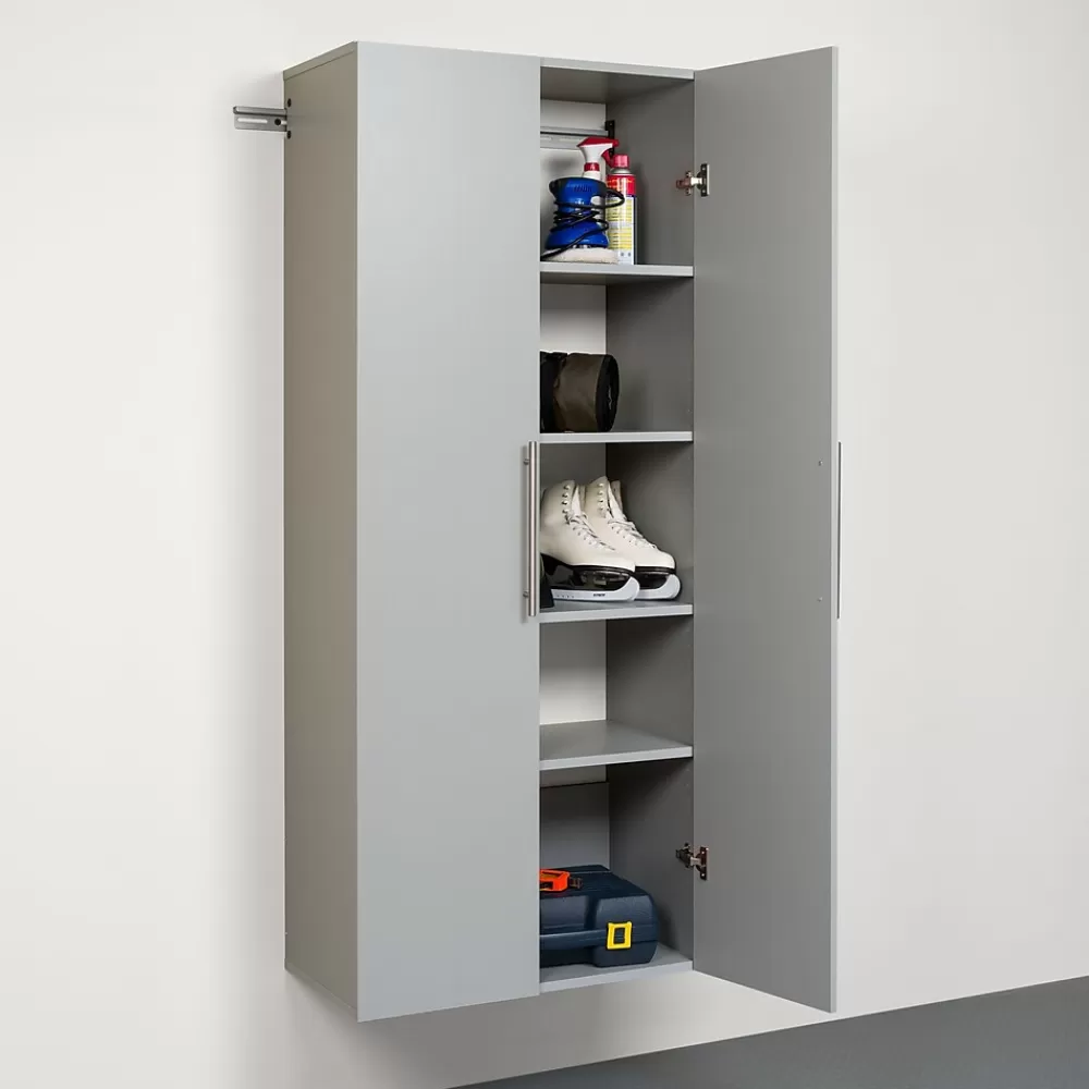 Prepac ™ HangUps 30" Laminate Large Storage Cabinet, Light Gray (GSCW-0707-2K) Online