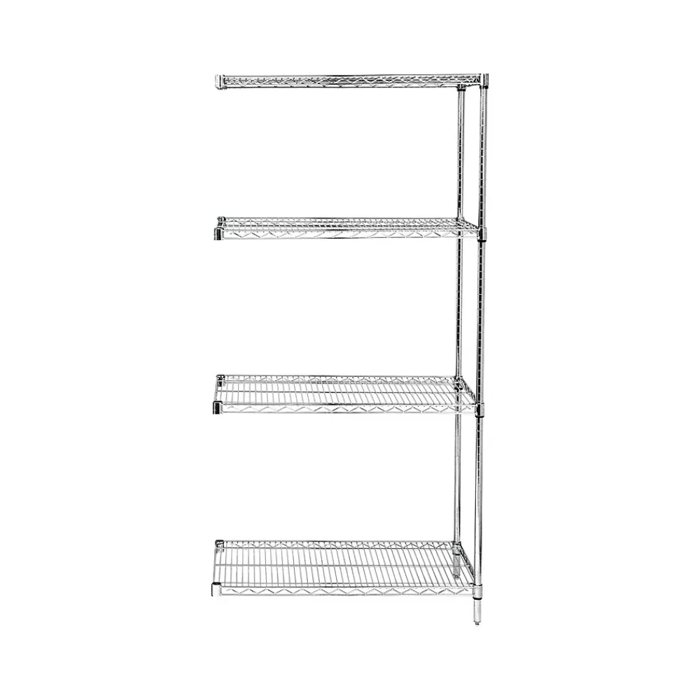 Quantum Storage Systems 4 Shelf Wire Extra Shelves, 18"W, Chrome (AD74-1872C) Sale