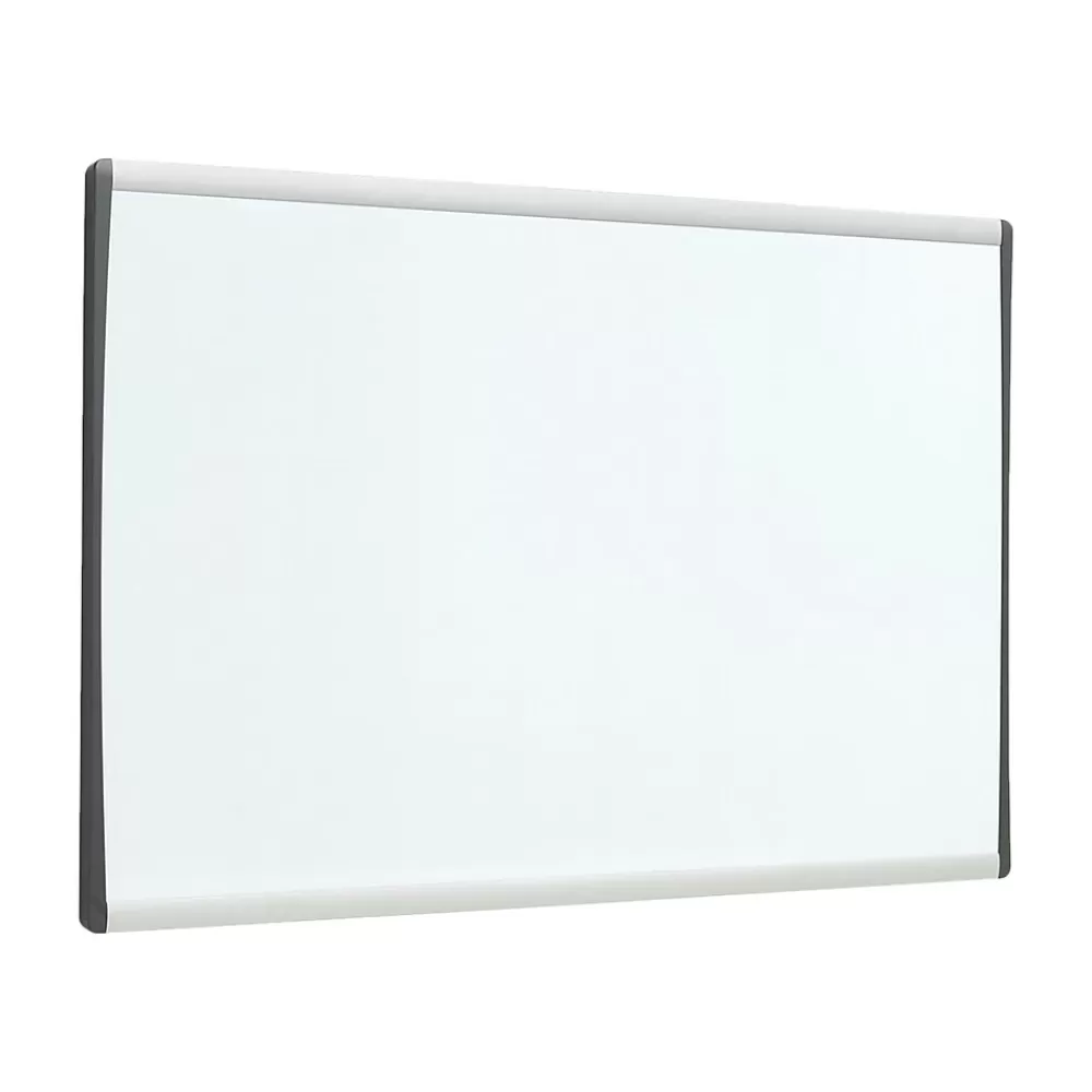 Quartet Arc Cubicle Painted Steel Dry-Erase Whiteboard, Aluminum Frame, 2' x 1' (ARC2414) Online