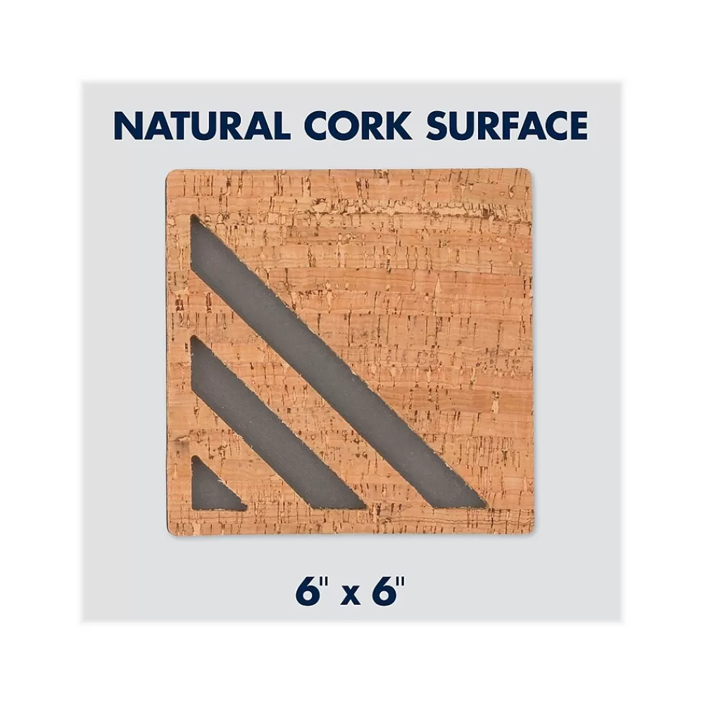 Quartet Cork and EVA Foam Tiles, 0.5' x 0.5', 2/Pack (Q190606F00-STPR) Hot