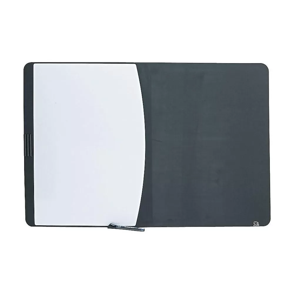 Quartet Designer Tack & Write Combination Dry-Erase Whiteboard, Plastic Frame, 3' x 2' (06545BK) Store