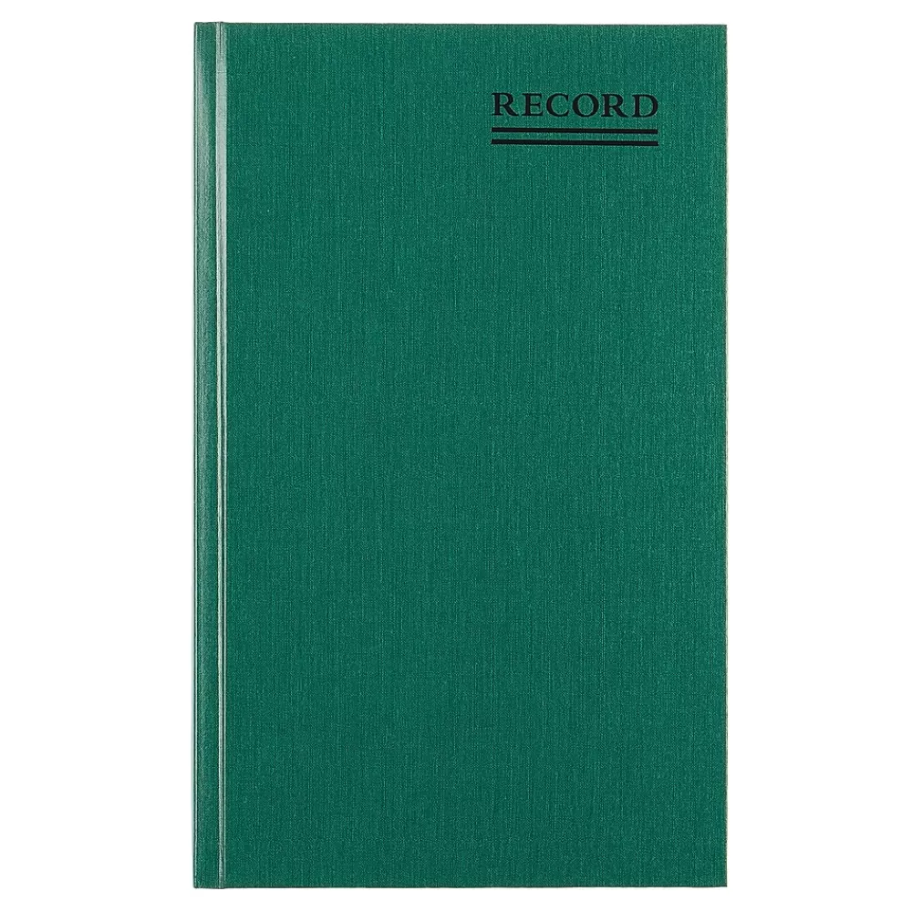 National Brand Rediform Emerald Series Record Book, 7.31"W x 11.88"H, Green, 250 Sheets/Book (56151) Shop