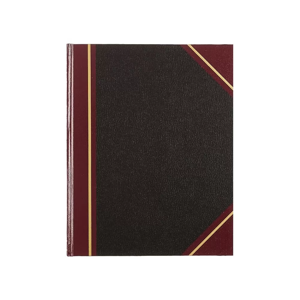 National Brand Rediform Texhide Record Book, 7 7/8" x 10", Black, 150 Sheets/Book (56231) Discount