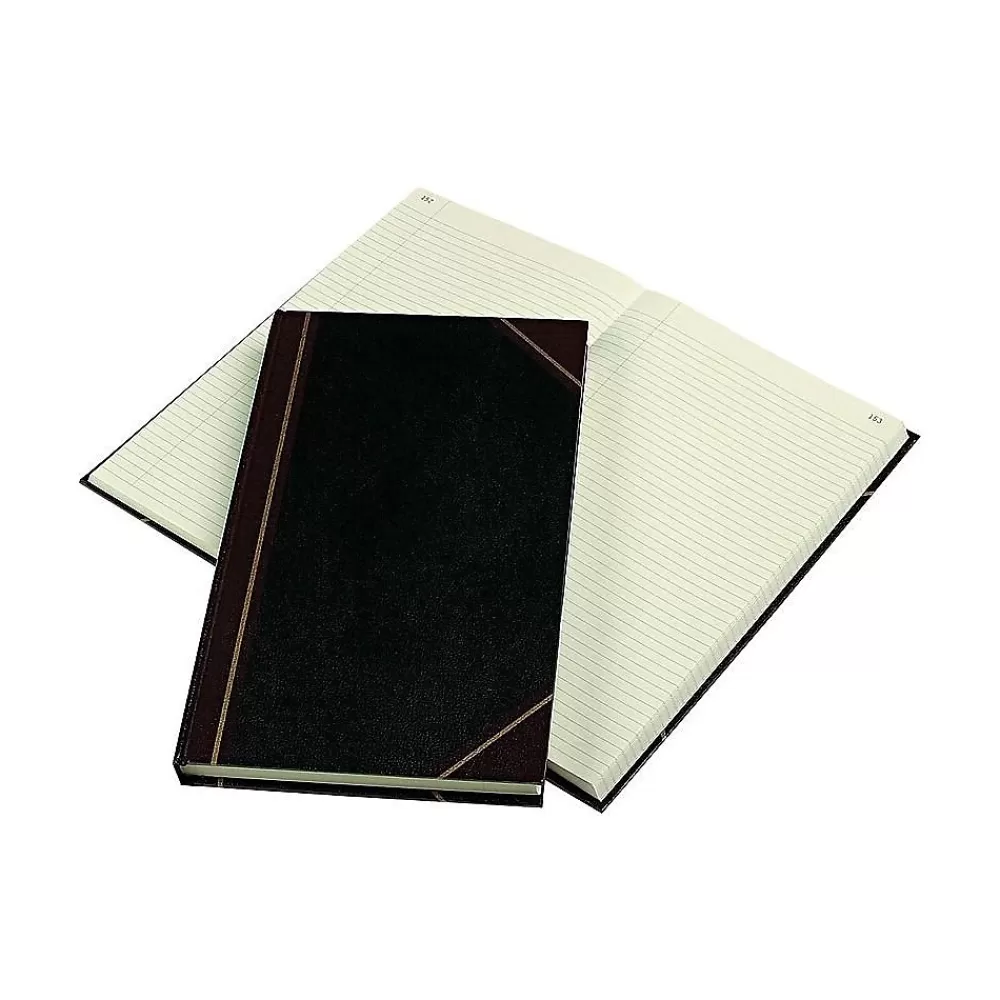 National Brand Rediform Texhide Record Book, 500 Pages, Black (57151) Online