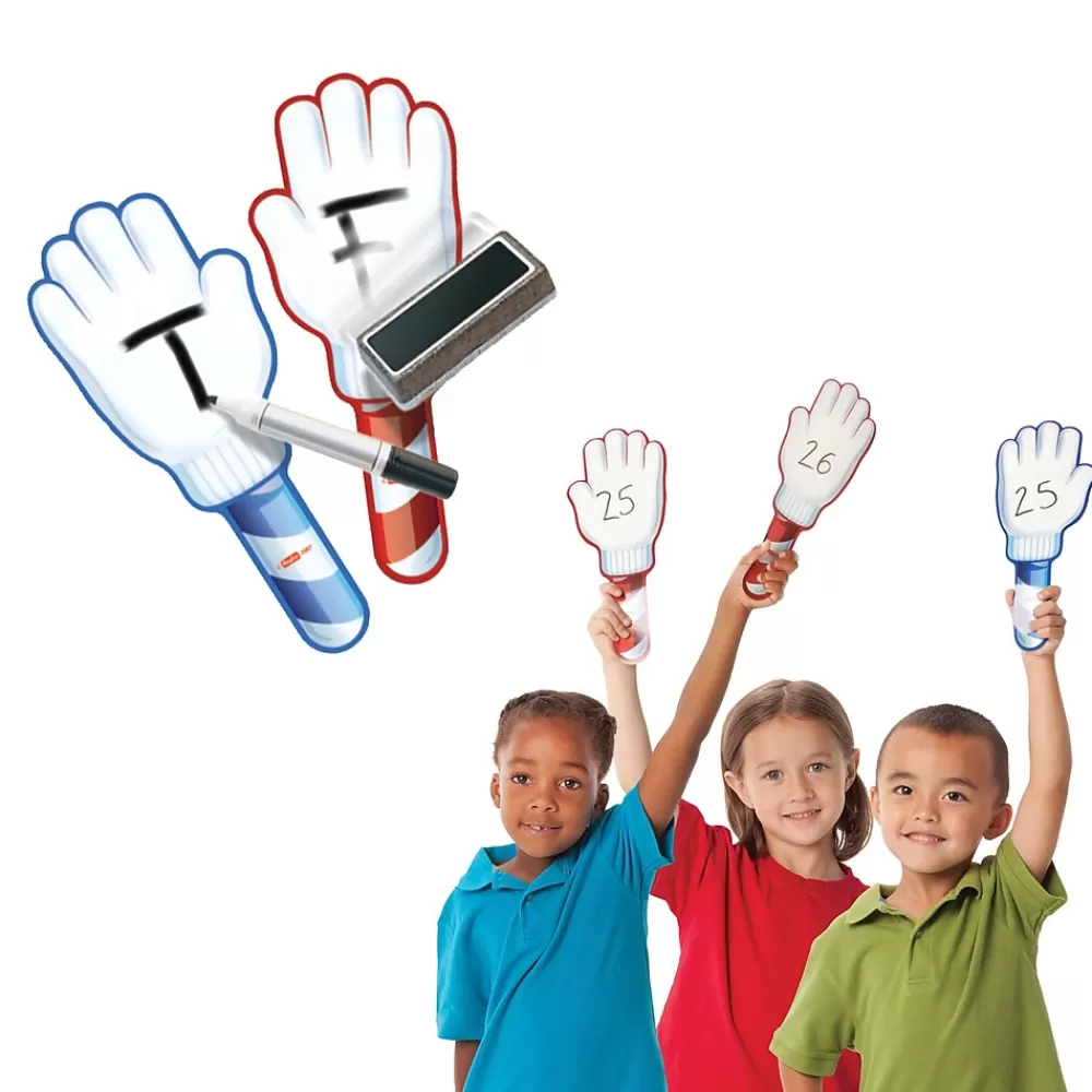 Roylco "Hands Up" Answer Boards Dry-Erase Whiteboard, 5" x 12", 24/Pack (R-5905) Cheap