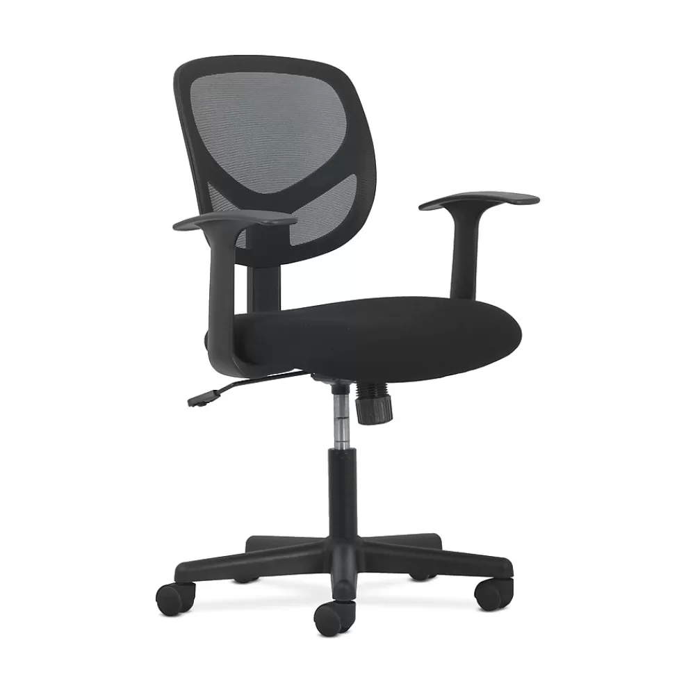 Sadie Mid-Back Task Chair, Fixed Arms (BSXVST102) Sale