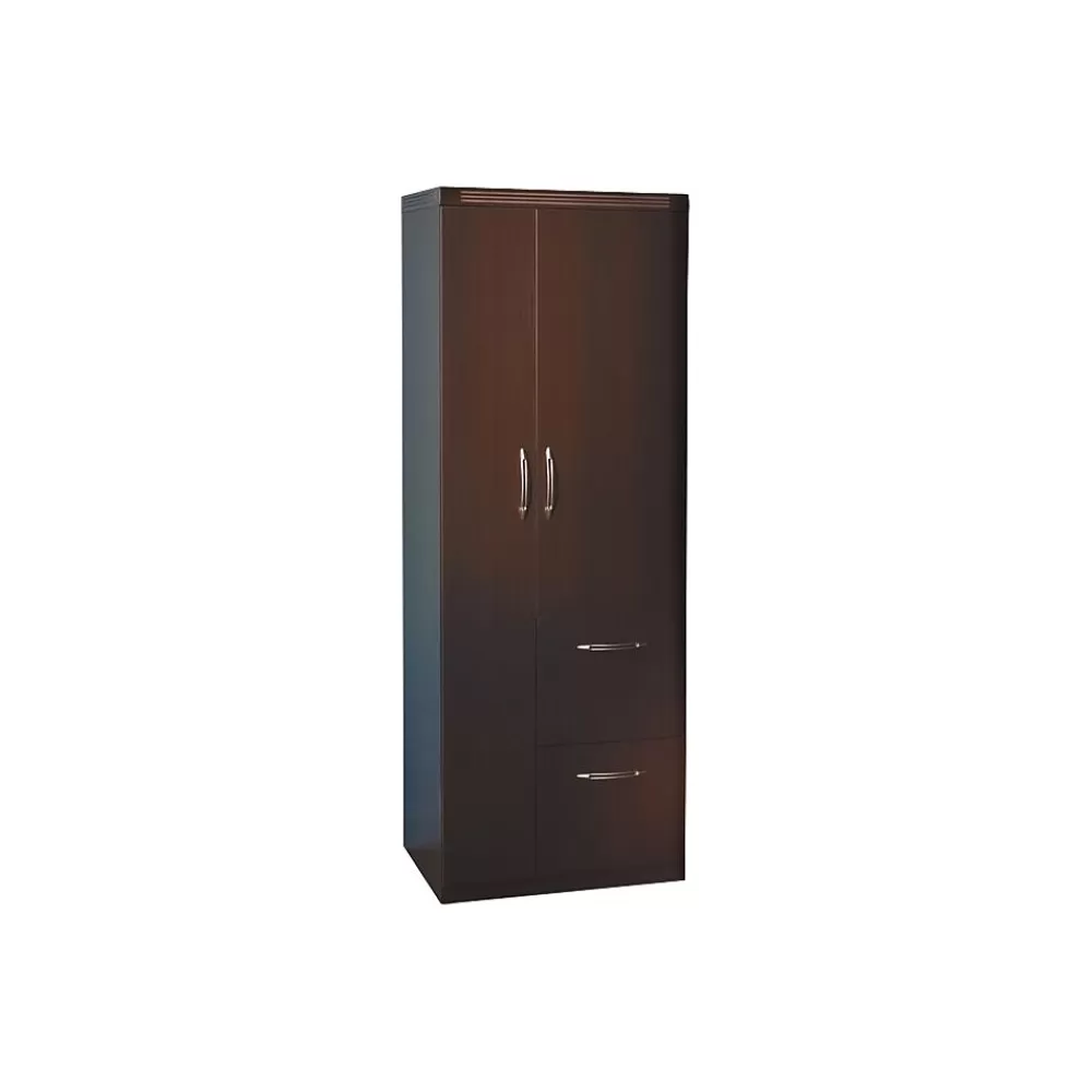 Safco Aberdeen™ Personal Storage Tower, Mocha, 68 3/4"H x 24"W x 24"D Flash Sale