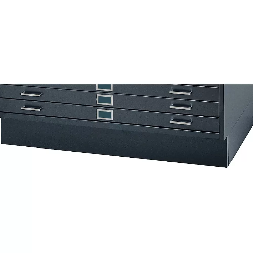 Safco Closed Base Flat File Cabinet, Black (4999BLR) Hot