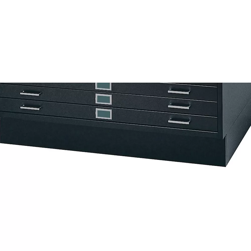 Safco Closed Base Flat File Cabinet, Black (4995BLR) Online