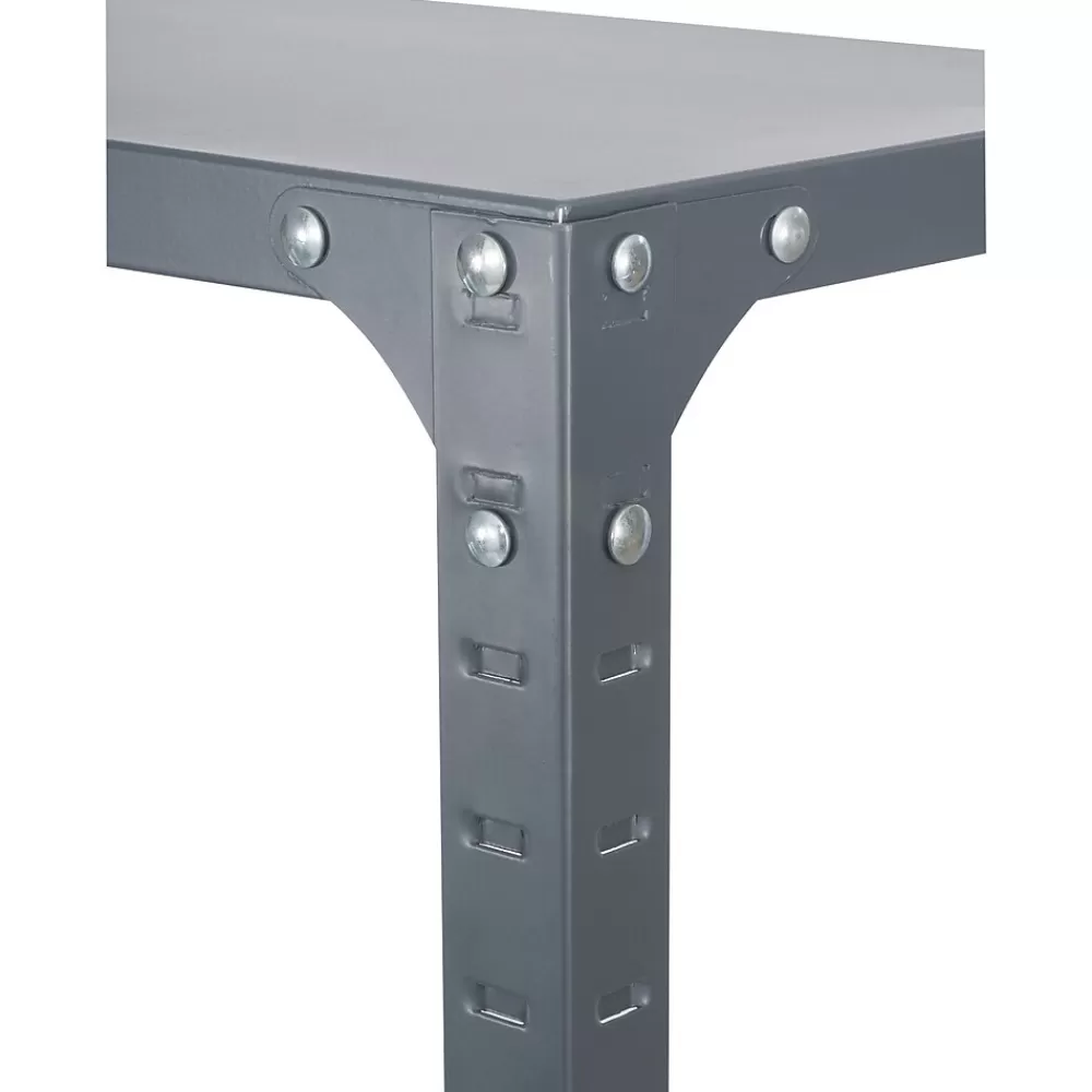 Safco Commercial 5-Shelf Metal Unit, 36", Gray (6265) Online