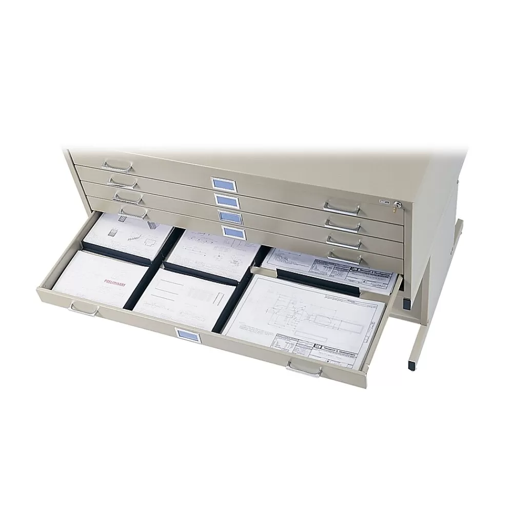Safco ® Drawer Divider for 5-Drawer Flat File Cabinet, Black (4980) Shop
