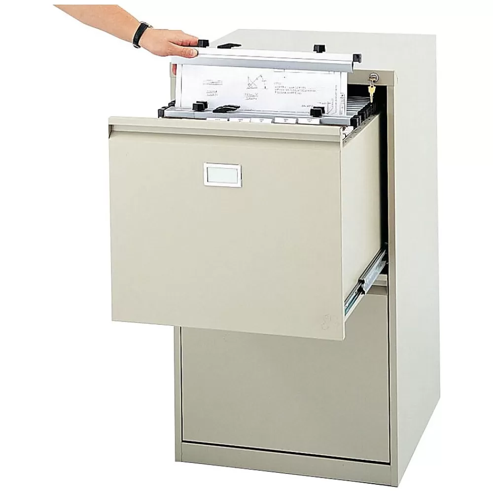 Safco 2-Drawer Vertical File Cabinet, Sand, 24"D (5039) Best