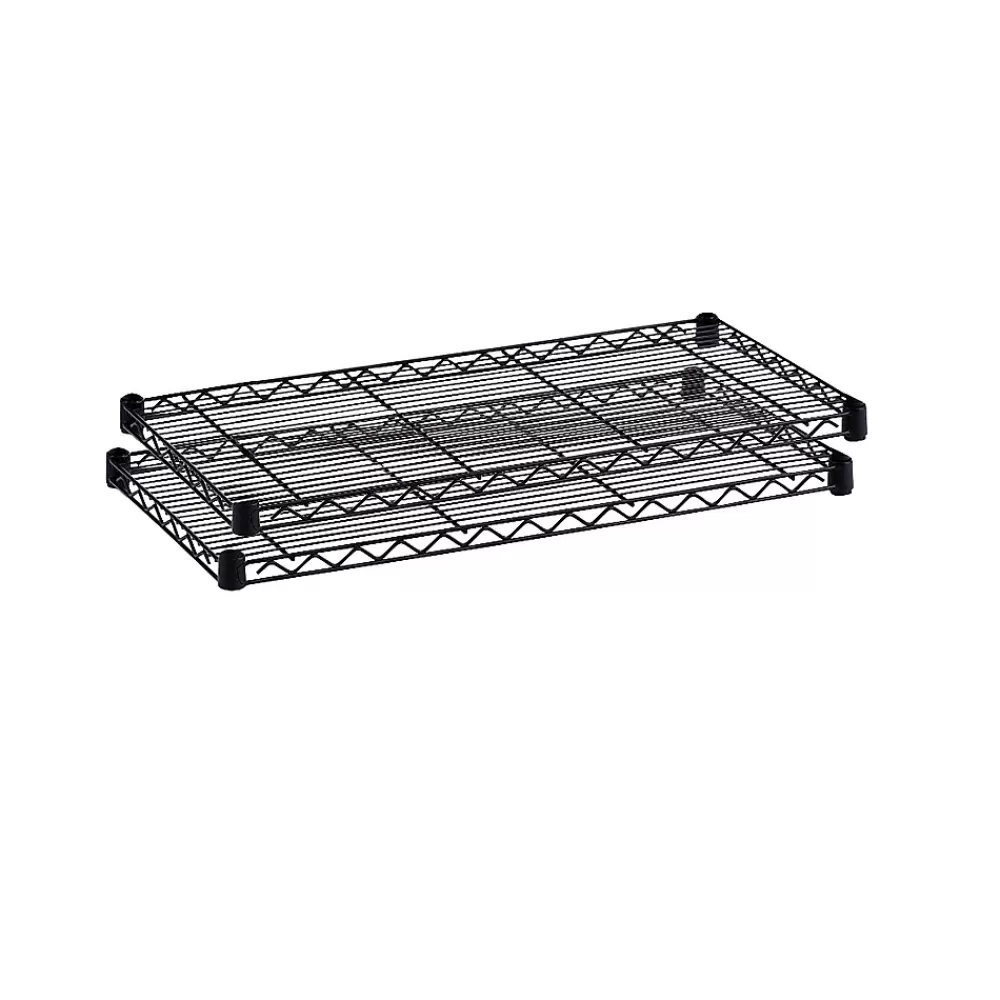 Safco Industrial 2-Shelf Metal Extra Shelf, 36", Black (5287BL) Cheap