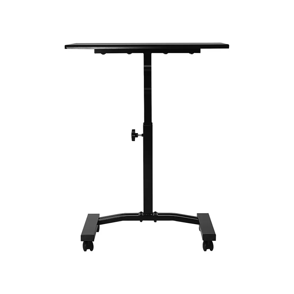 Seville Classics 21" - 33" Metal Adjustable Desk, Black (OFF65854) Cheap