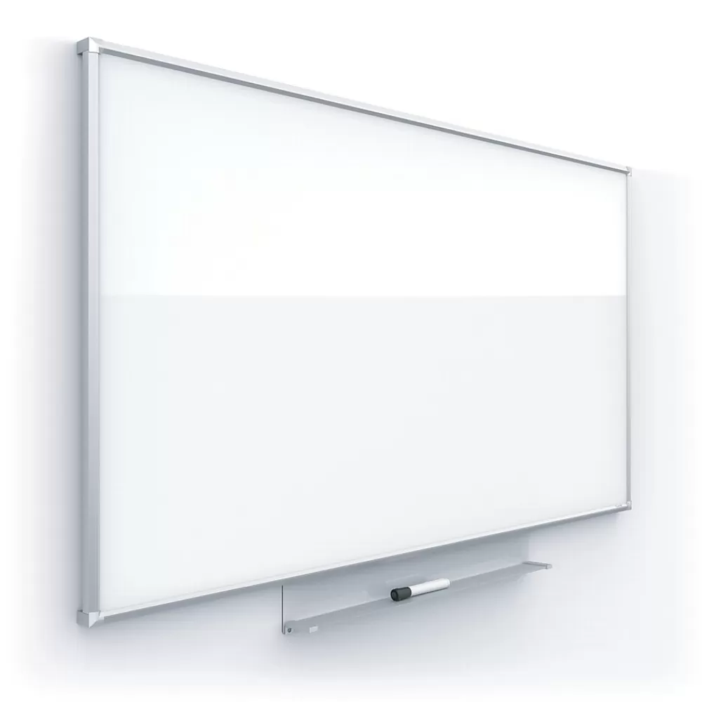 Quartet Silhouette™ Total Erase® Dry-Erase Whiteboard, Silver Aluminum Frame, 39"x22' (C3922) Hot
