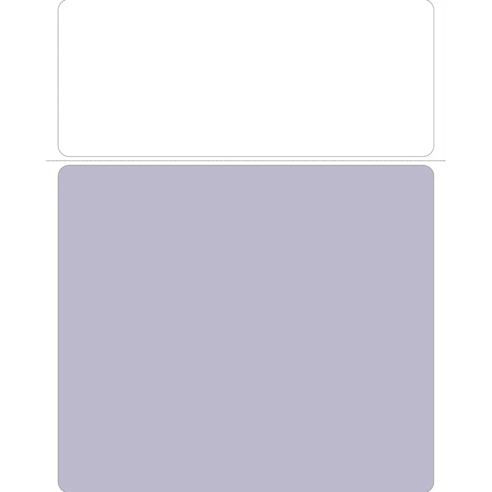 Medical Arts Press Solid Color Laser Statements, Style D, without Credit Card Information, Purple Hot