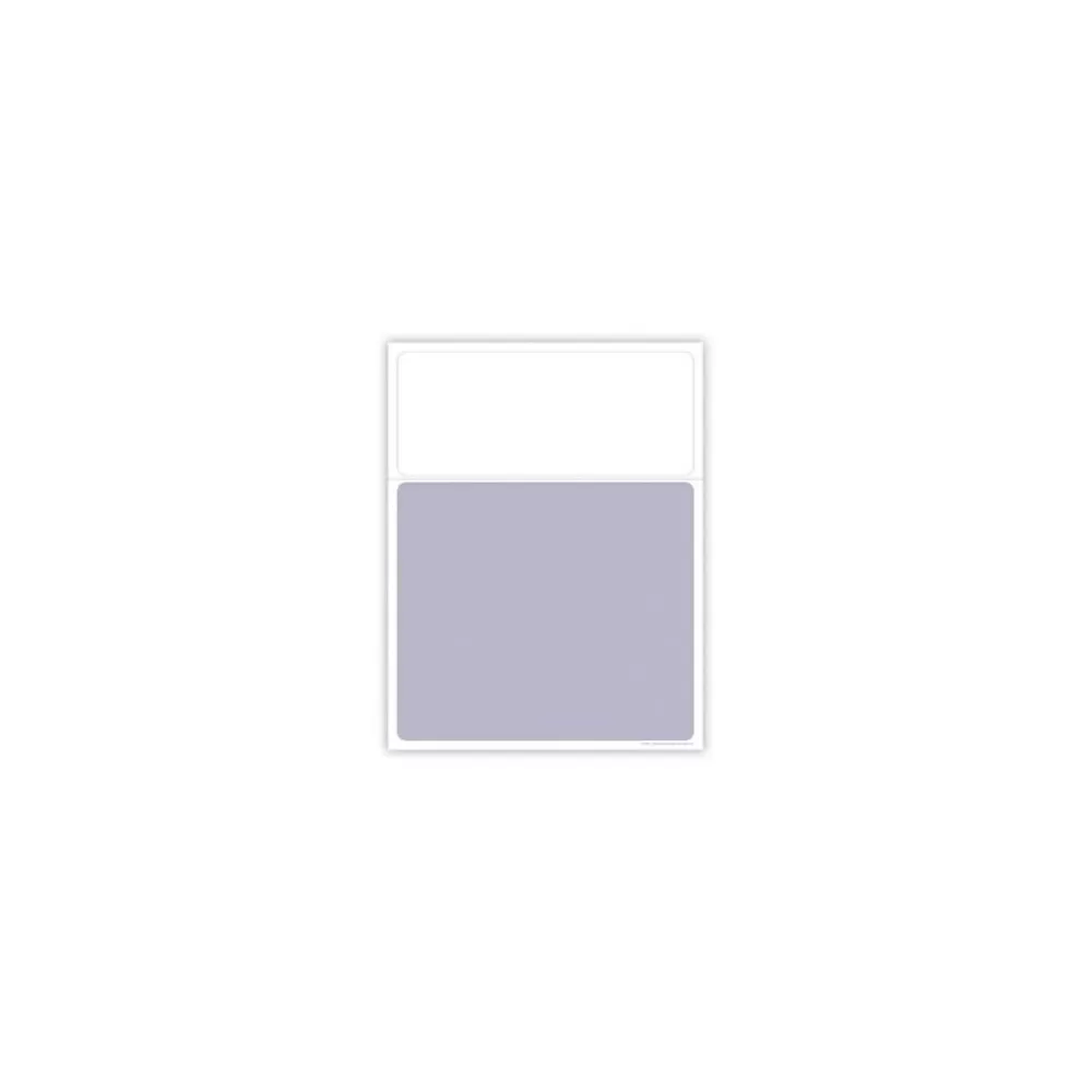 Medical Arts Press Solid Color Laser Statements, Style D, without Credit Card Information, Purple Hot