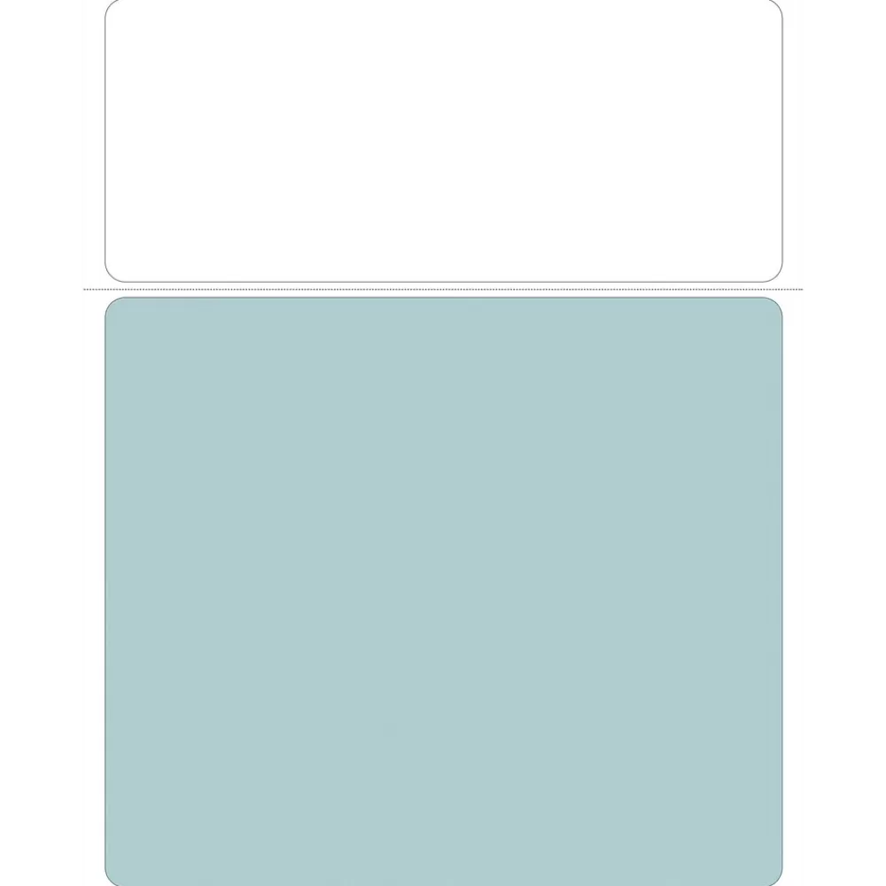 Medical Arts Press Solid Color Laser Statements, Style D, without Credit Card Information, Teal Shop