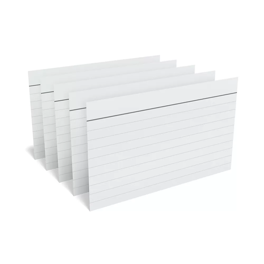 TRU RED ™ 3" x 5" Index Cards, Lined, Gray, 100/Pack (TR51014) Clearance